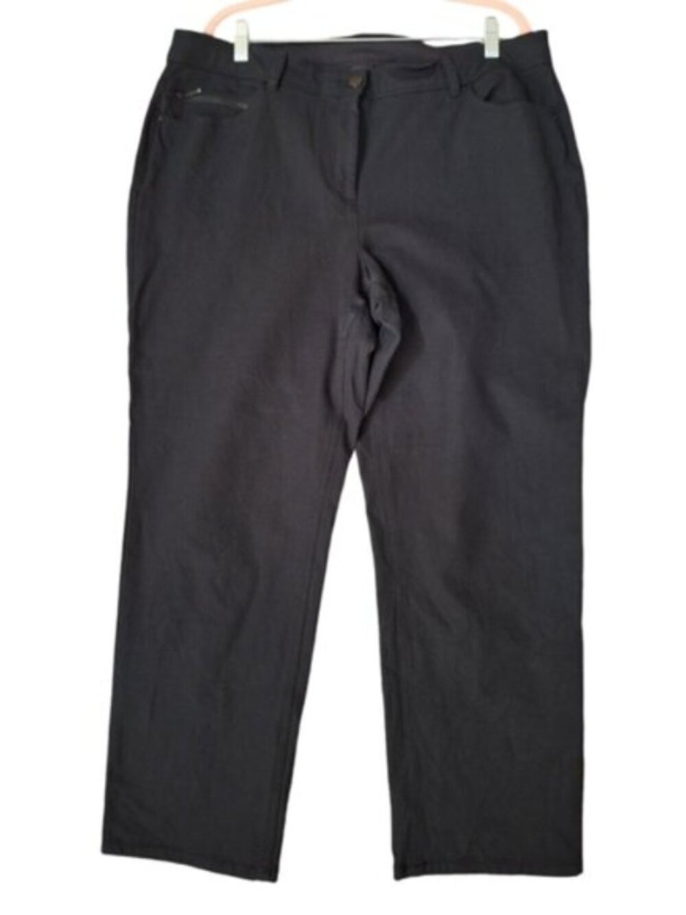 Chico´s So Slimming Black Stretch High Rise Pants Jeans Sz 16